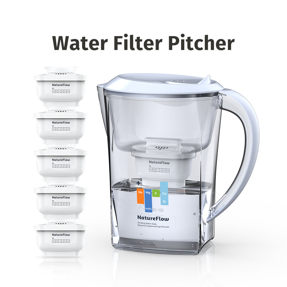 Premium 3.5L Water Filter Pitcher|Removes Lead, Chlorine & 36 Impurities