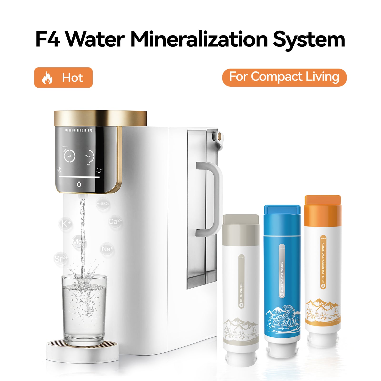 NatureFlow Water Mineralization System – The Ultimate Reverse Osmosis Machine for Purified, Mineral-Rich Water|F4 model