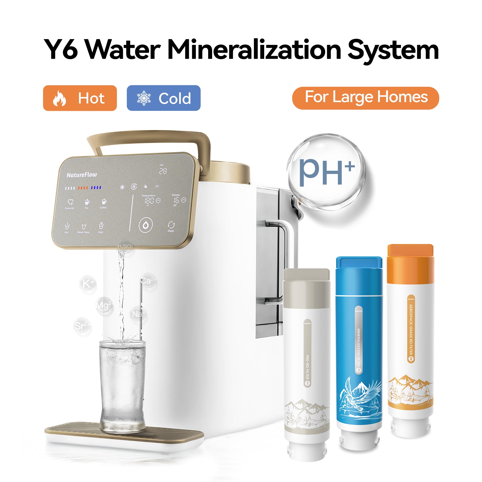 Crisp Alpine Mineral Formula in USA | Cold & Hot | 11 Temp Level | Alkaline | Y6 model