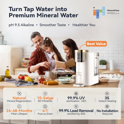 F4  Ⅱ |99% Lead Removal|Alkaline Mineral RO System