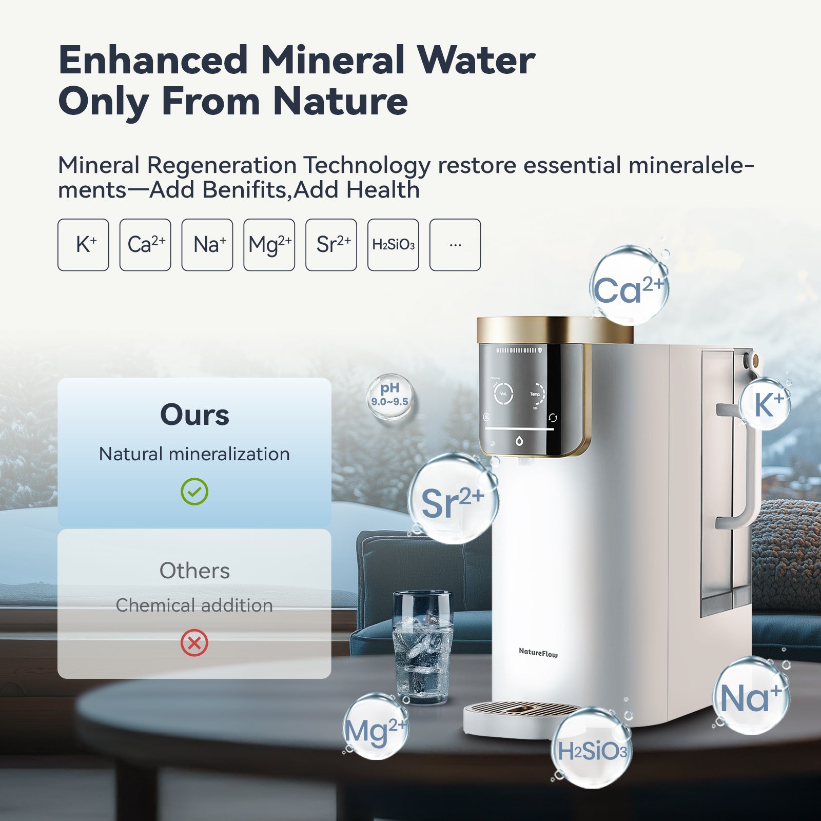 NatureFlow Water Mineralization System – The Ultimate Reverse Osmosis Machine for Purified, Mineral-Rich Water|F4 model