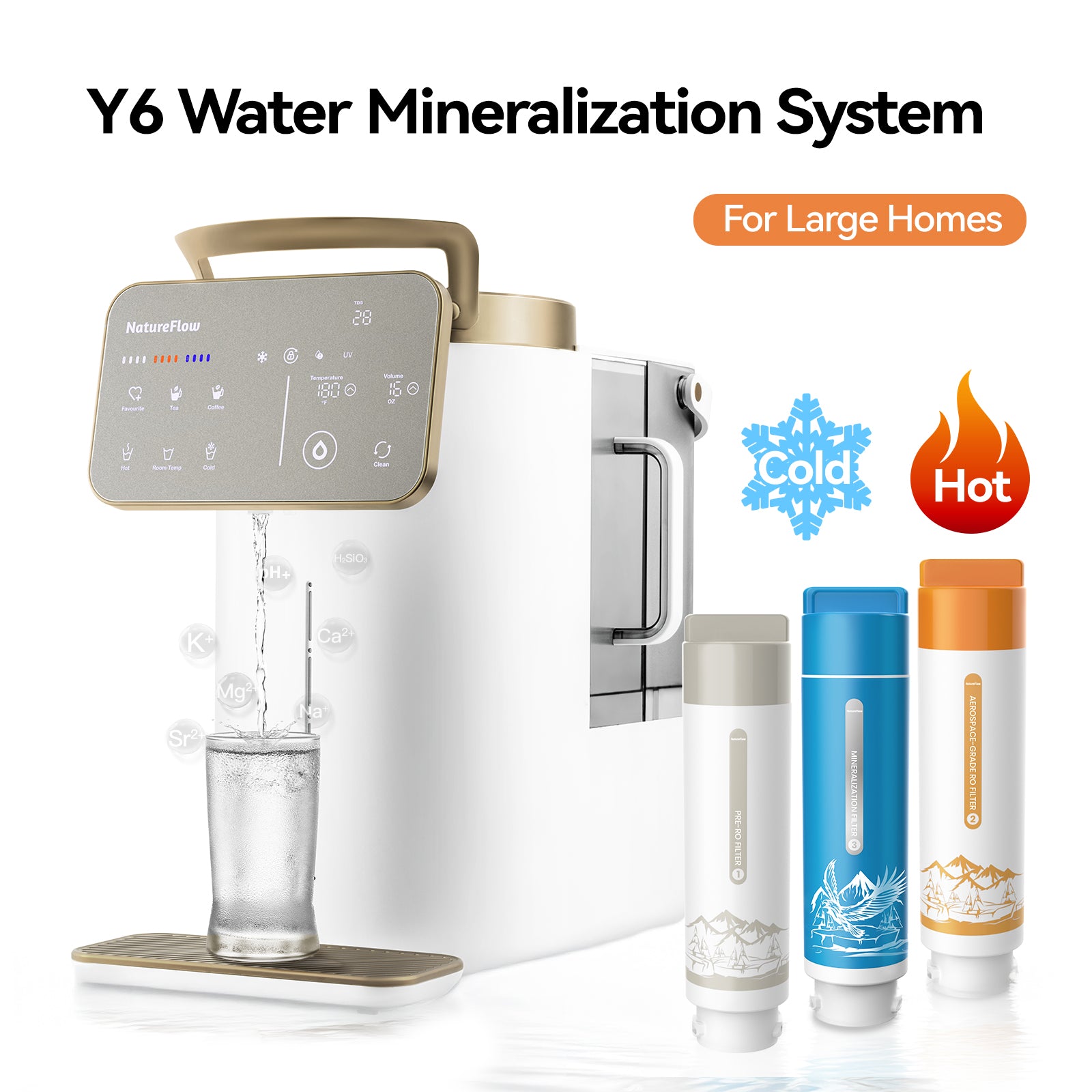 Crisp Alpine Mineral Formula in USA | Cold & Hot | 11 Temp Level | Alkaline | Y6 model
