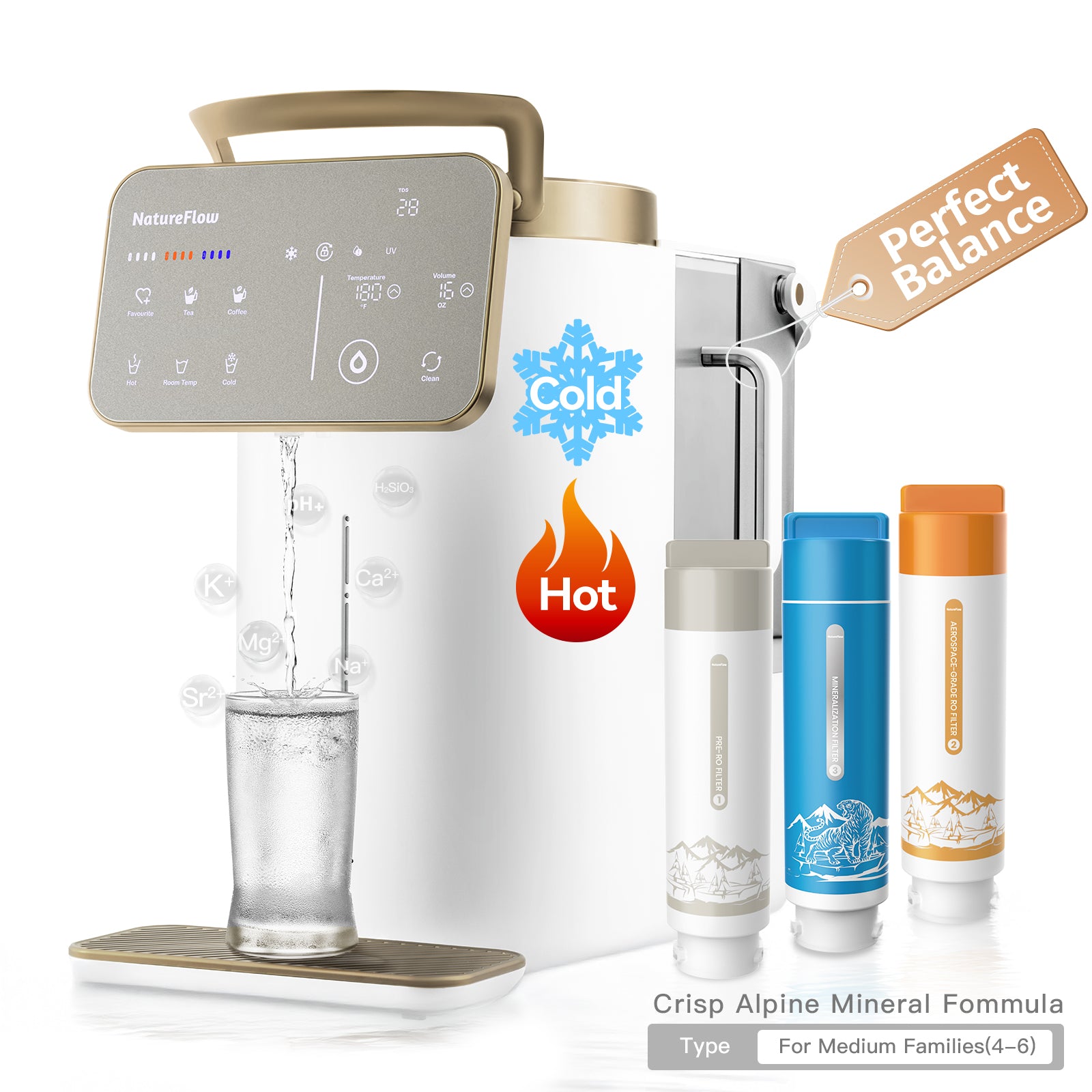 Crisp Alpine Mineral Formula in USA | Cold & Hot | 11 Temp Level | Alkaline | Y6 model