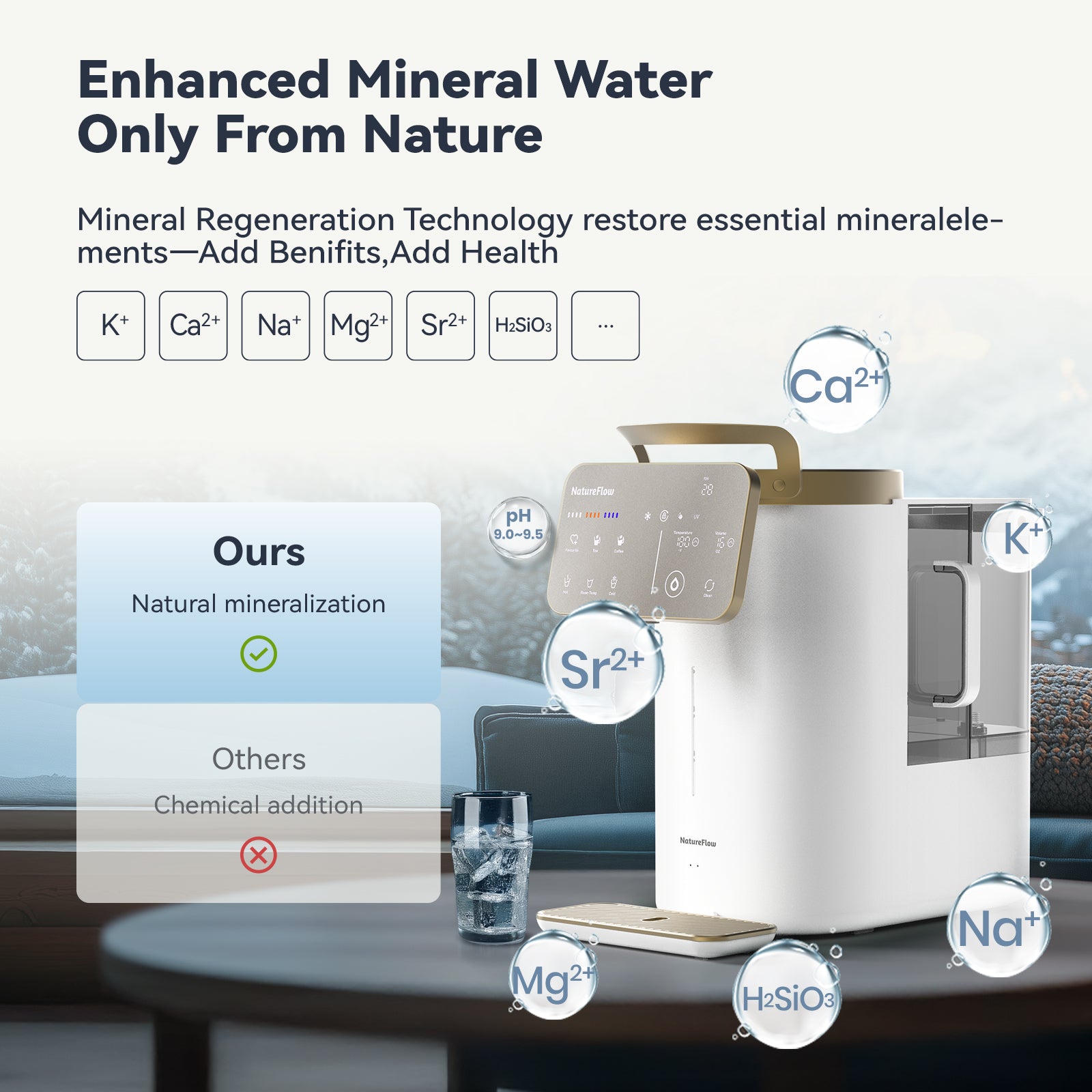 Crisp Alpine Mineral Formula in USA | Cold & Hot | 11 Temp Level | Alkaline | Y6 model