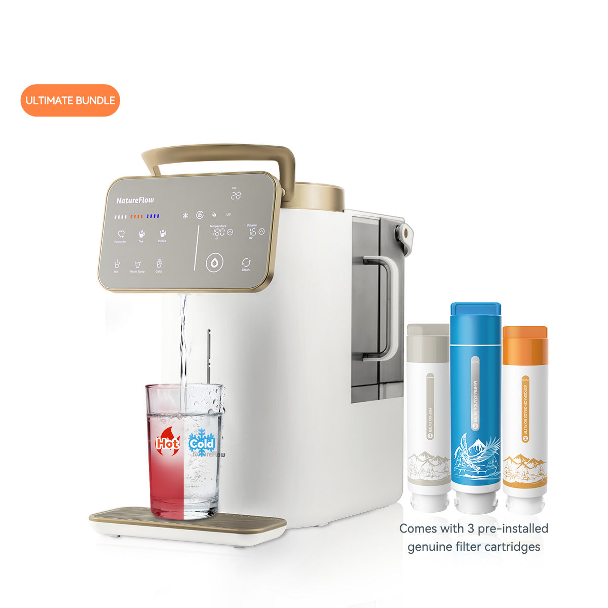 Y6 Ultra|99% Lead Removal |Hot & Cold|Silica Alkaline Mineral RO System