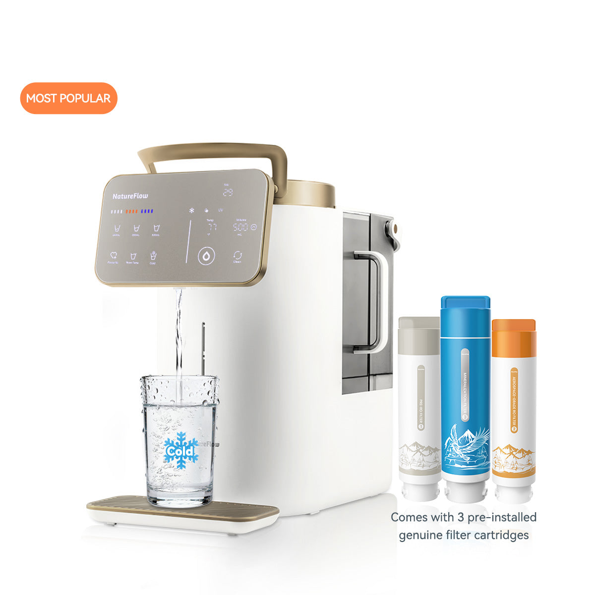 Y6 Pro|99% Lead Removal|Cold|Silica Alkaline Mineral RO System